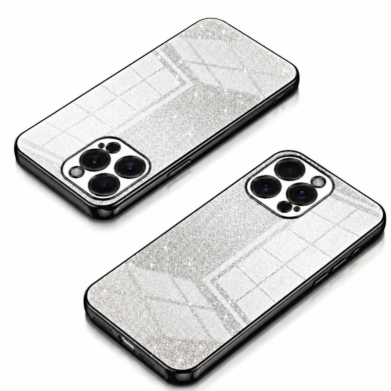 remium iPhone Case MagSafe Compatible Glitter TPU Cover Shockproof Slim Protection